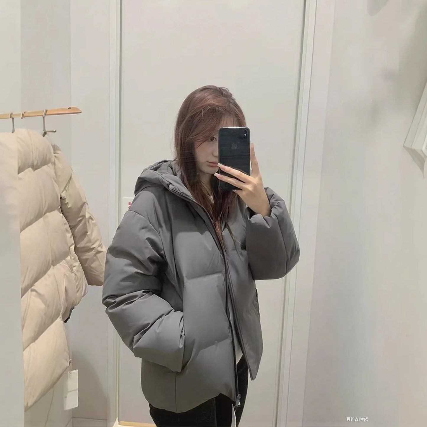 Puffer Jacket, Warm and Windproof