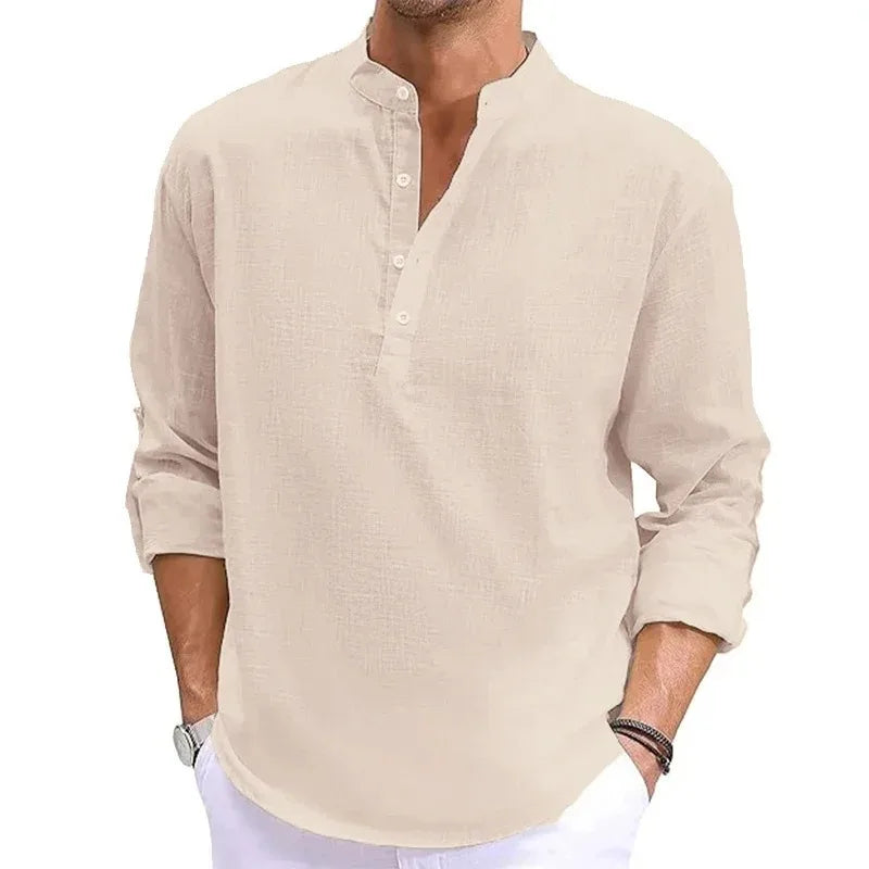 Luxury Cotton Shirts for Men Casual