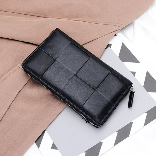 2024 New Fashion Genuine Leather Women Long Wallets