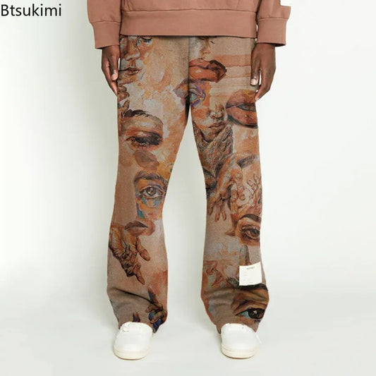Men's High Street Loose Wide Leg Pants