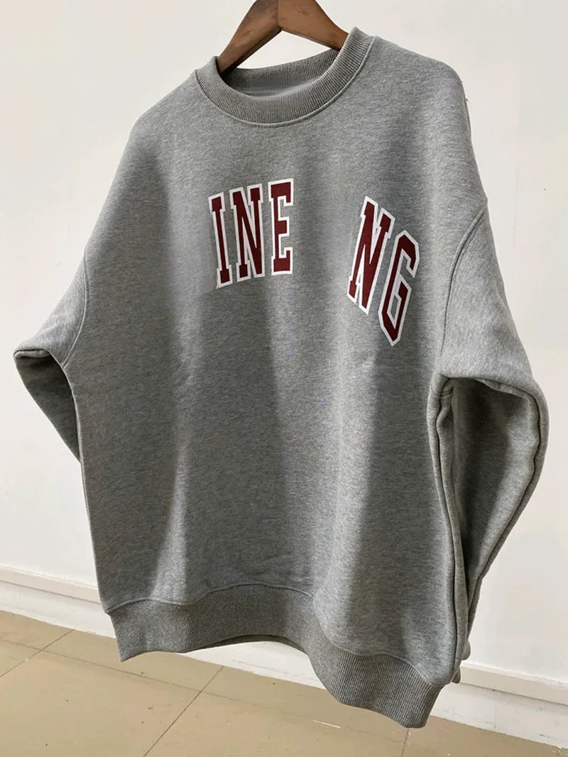Women's sweatshirt  comfortable and casual round neck long sleeve