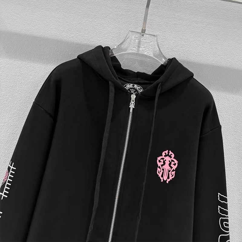 Women's Hooded Zipper Sweatshirt Jacket