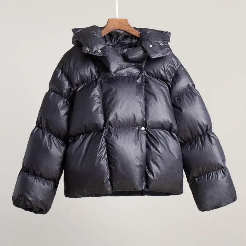 Women's Loose Parkas Coat Vintage Bread Outwear