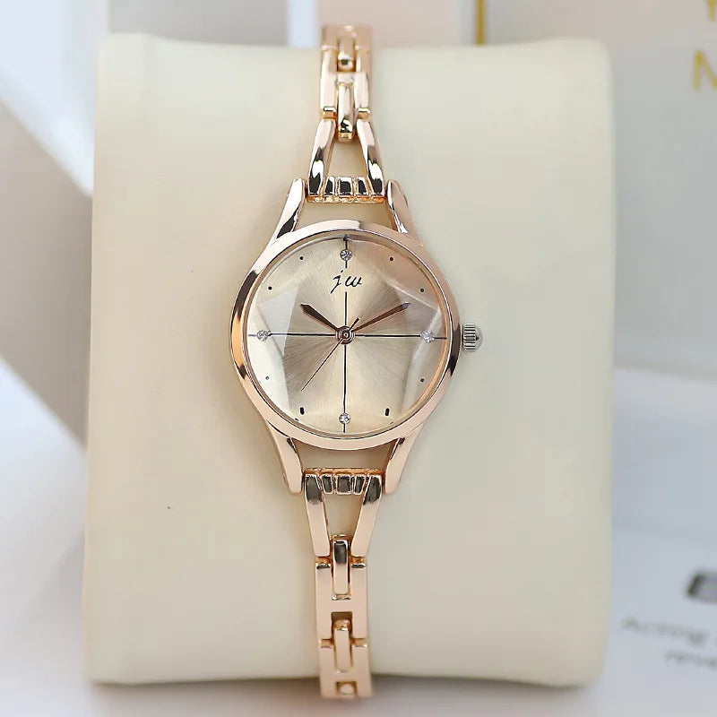 Women's Watches Quartz  Luxury Stainless Steel Wristwatch