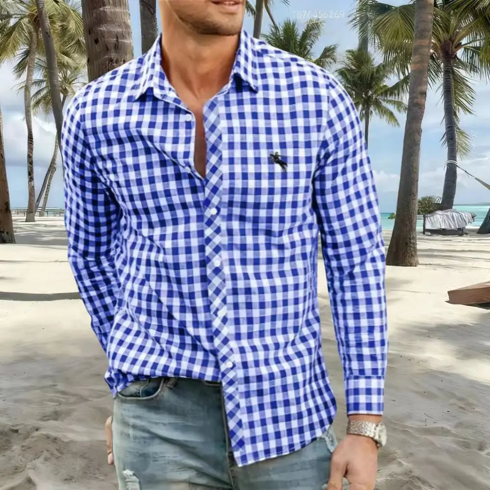 men's shirts striped and checked