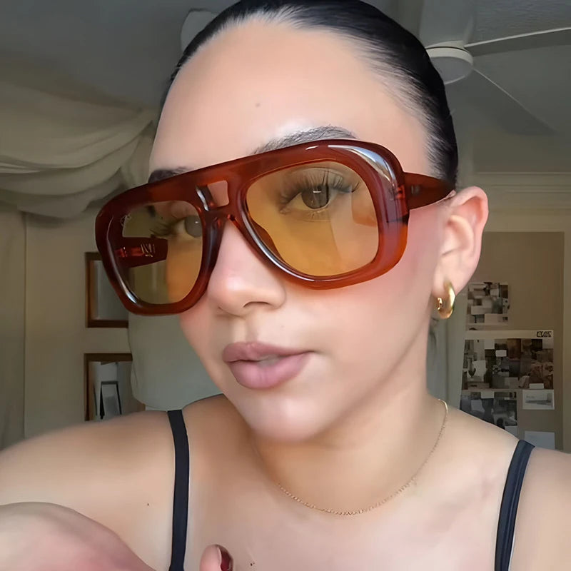 Women's Vintage Square Sunglasses