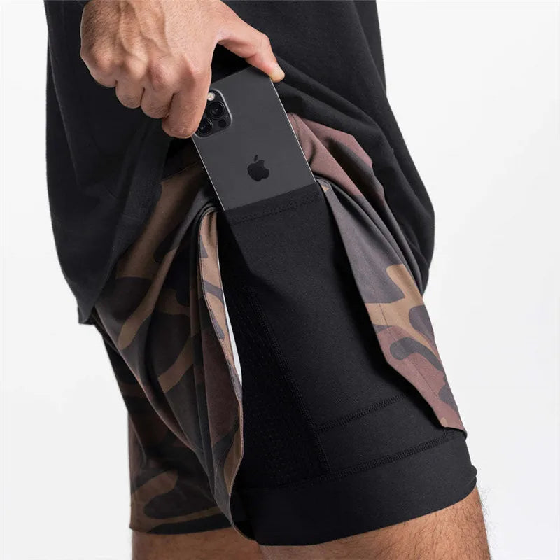 Men's Running Shorts  Fitness Training Gyms Shorts