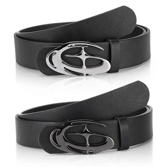 Men's Unique Design Smooth Buckle Belt