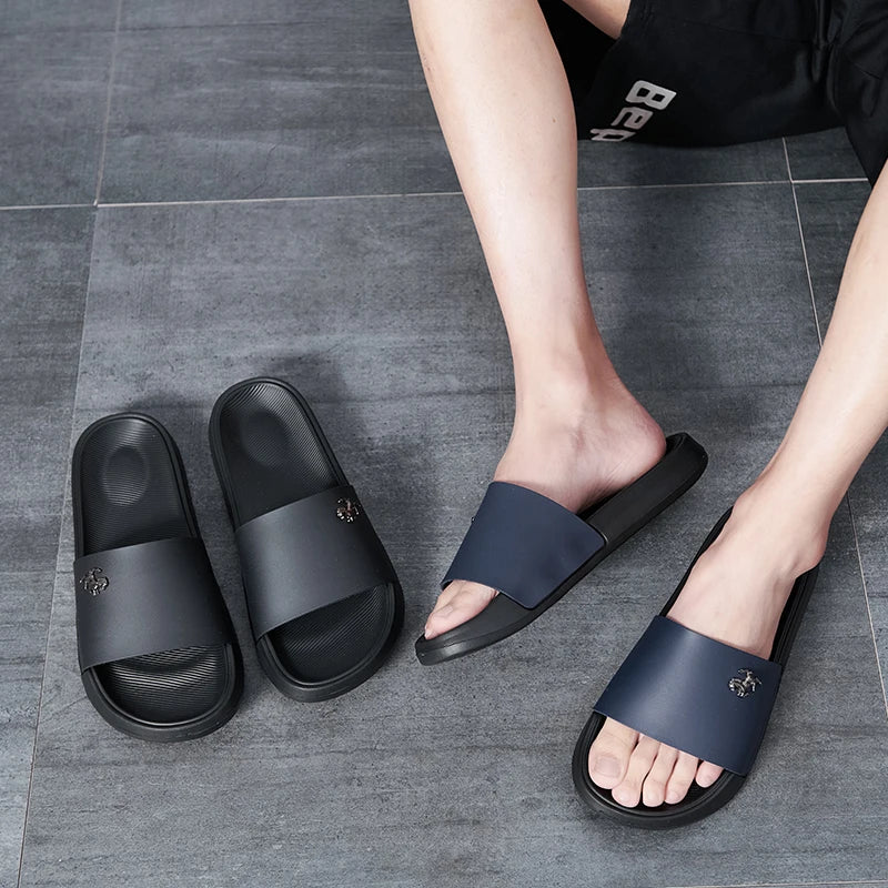 Men's Slide Sandals Soft Comfortable Non-Slip Slippers