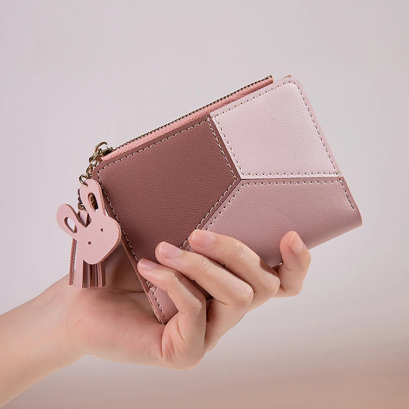 Women Purses Card Holder Foldable Portable Lady Coin Purses