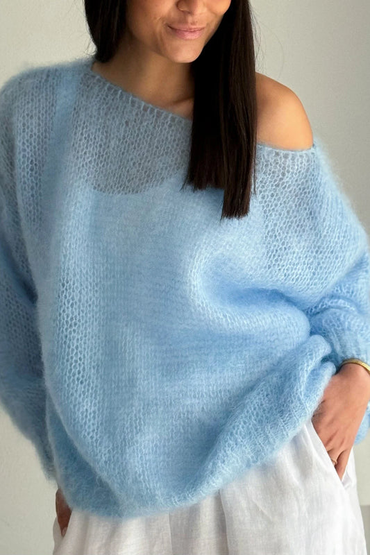 Comfortable Off Shoulder Pullover