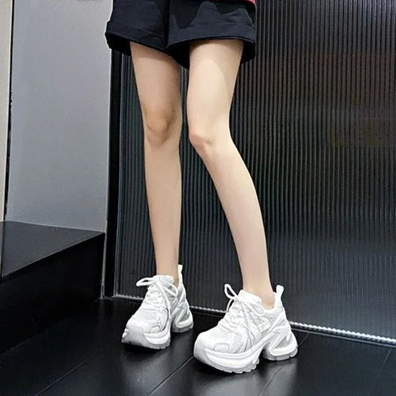 Athletic Woman Footwear  Luxury Vulcanized Shoe