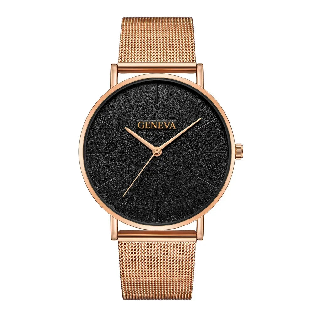 Women's Watch Vintage Classic Fashion Dial Casual Steel Strip