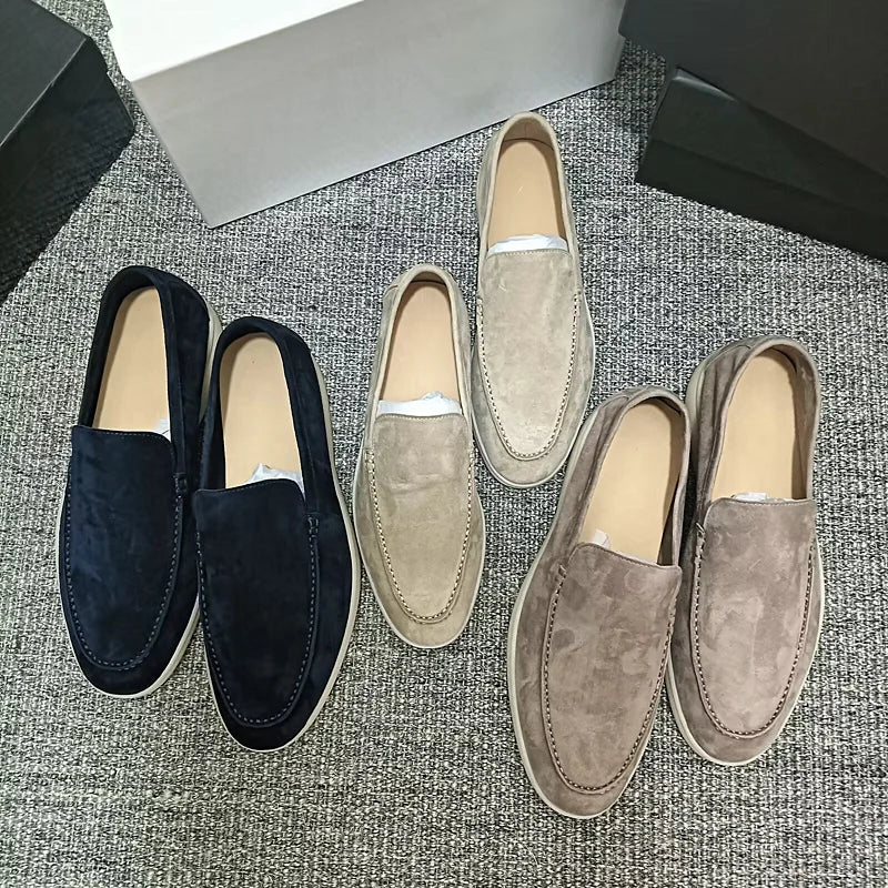 unisex women's shoes loafers leather Sheepskin velvet  loafers