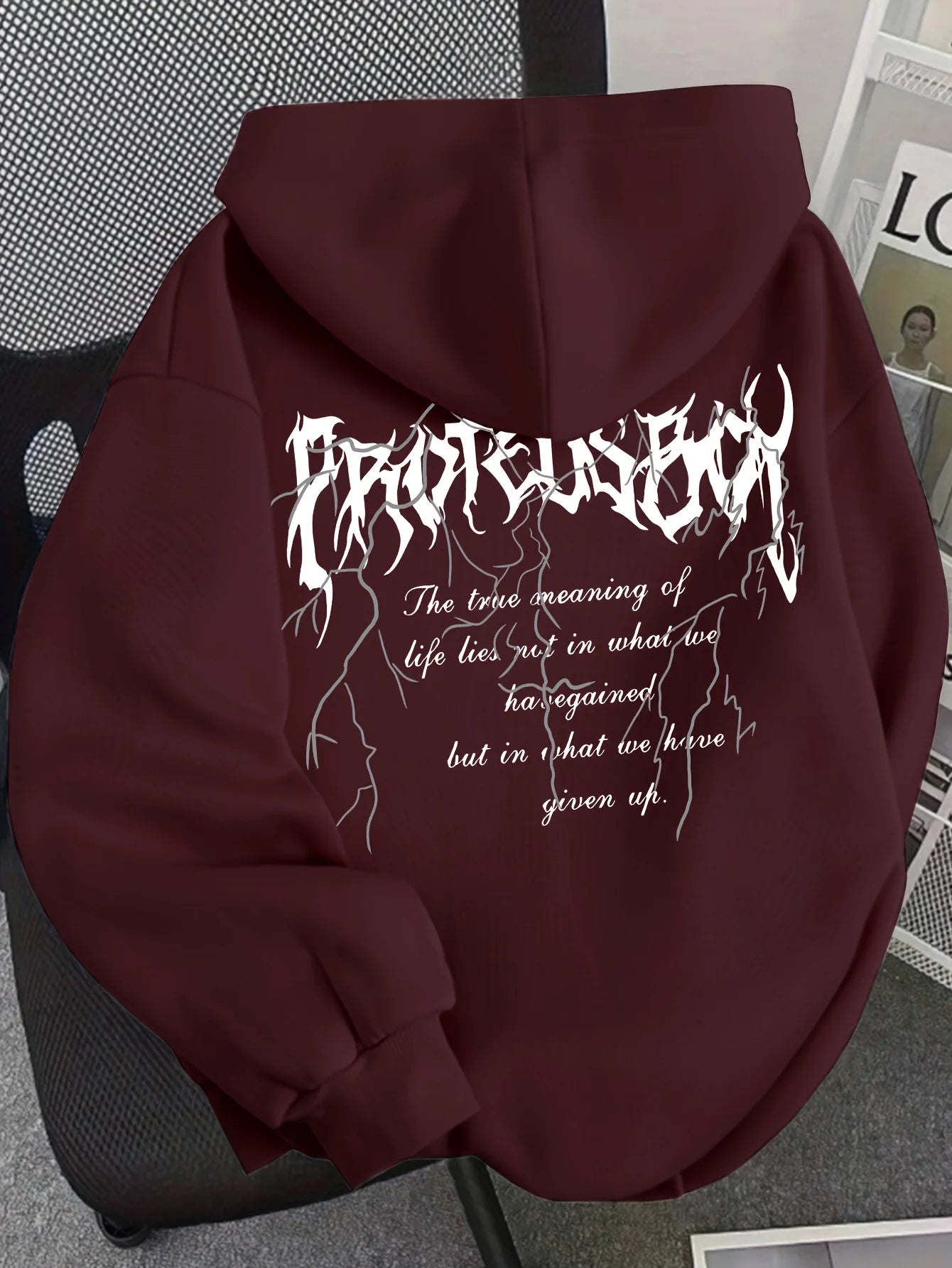 Women's fashionable hooded sweatshirt