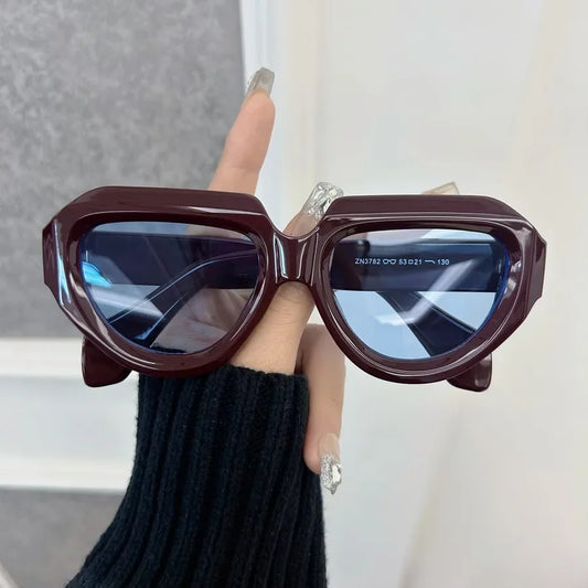 Casual Vintage Square Sunglasses For Women