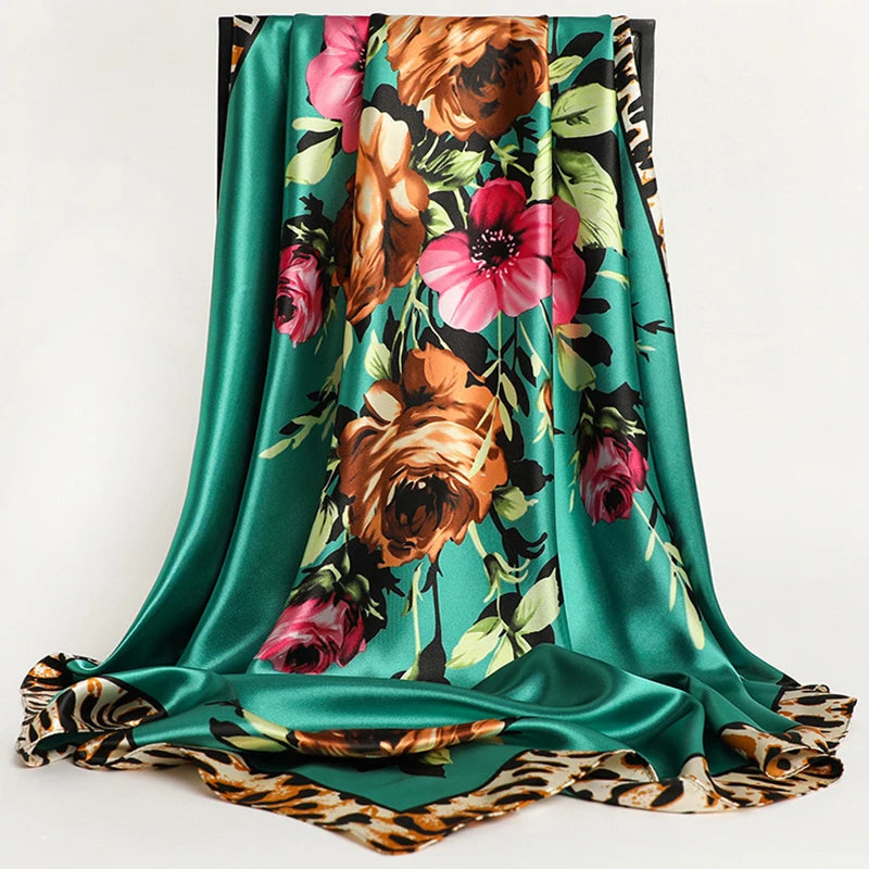 f Ladies Chiffon Shawl Wrap Muffler  Bandanna Female Headscarf