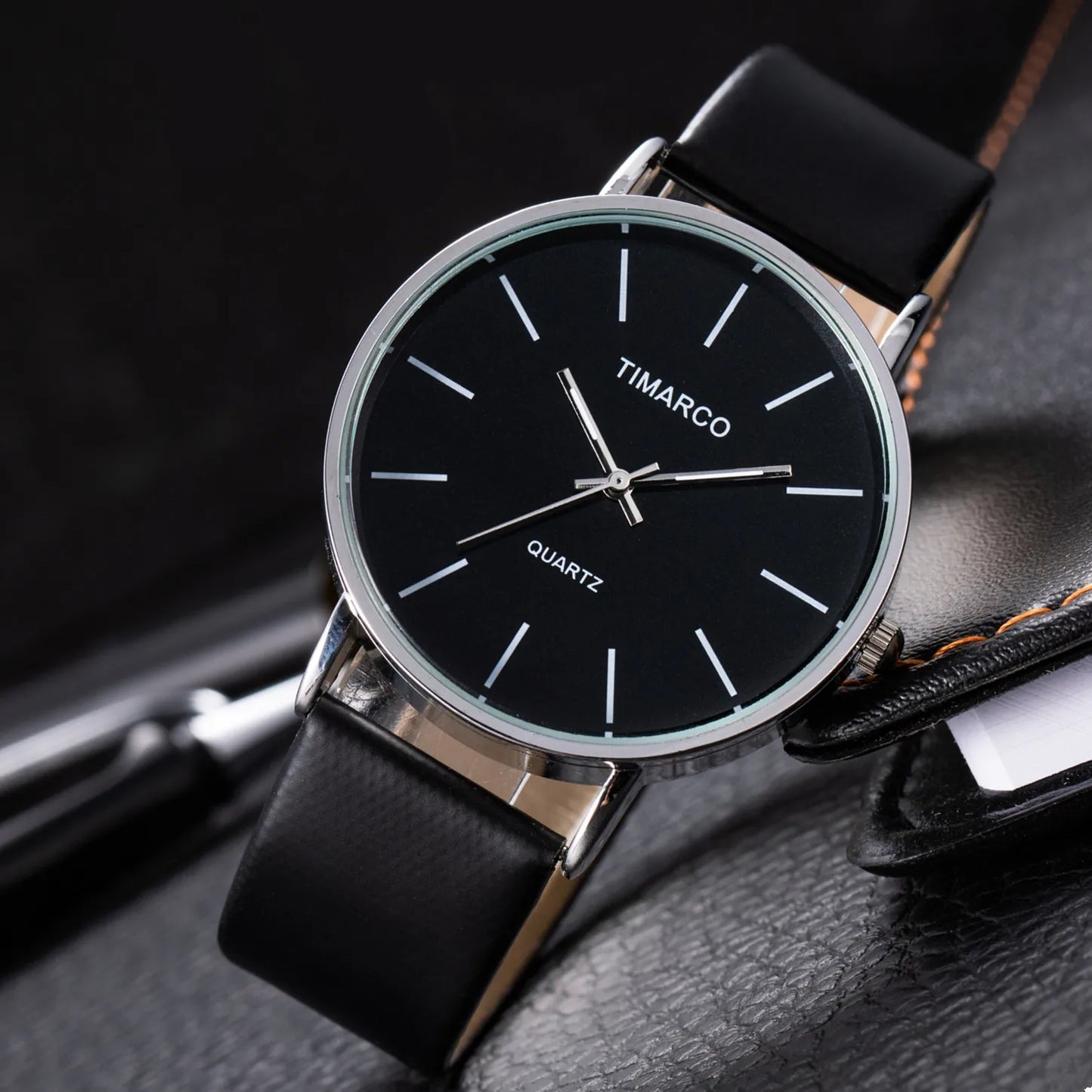 Women's Watches  Fashion Metal Round Dial Analog Quartz Watch for Men Women