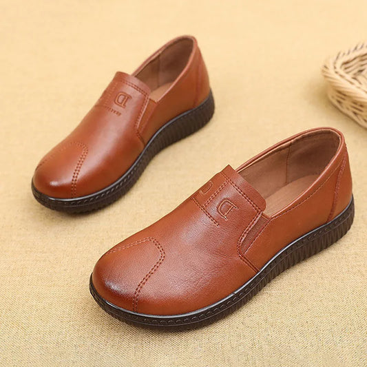 woman casual walking shoes grandma ladies comfort moccasins