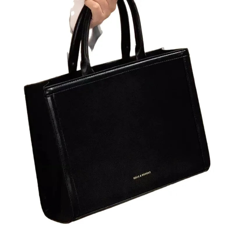 Briefcase Bags Tote Bag for Women Shoulder Bag Large Capacity Retro Purse