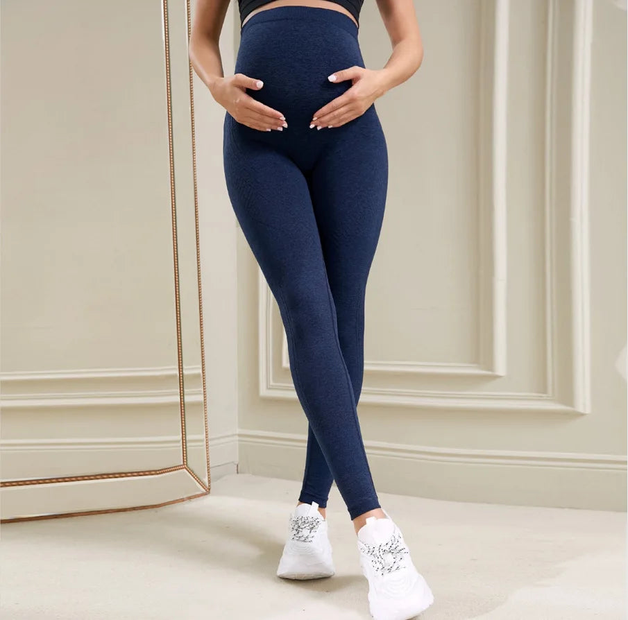 Women's Maternity Leggings Over The Belly Full Length Pregnancy Yoga Pants