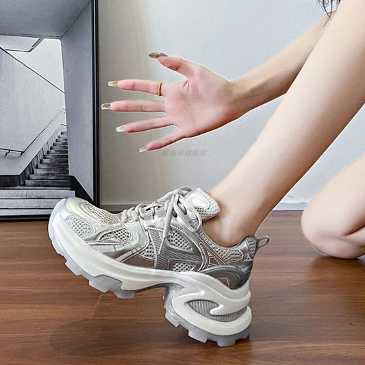 Athletic Woman Footwear  Luxury Vulcanized Shoe