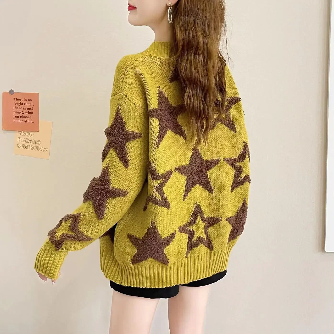 Knitted Sweater Woman Coat Cardigan