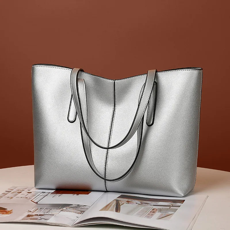 Women's Tote Bags Simple Large Capacity Femal Shoulder Bag
