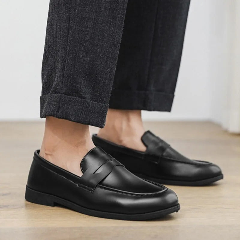 Men's Suede Slip-On Loafers