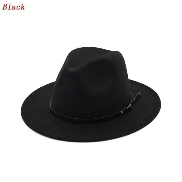 Men / Women Vintage Wide Brim Hat Church Party