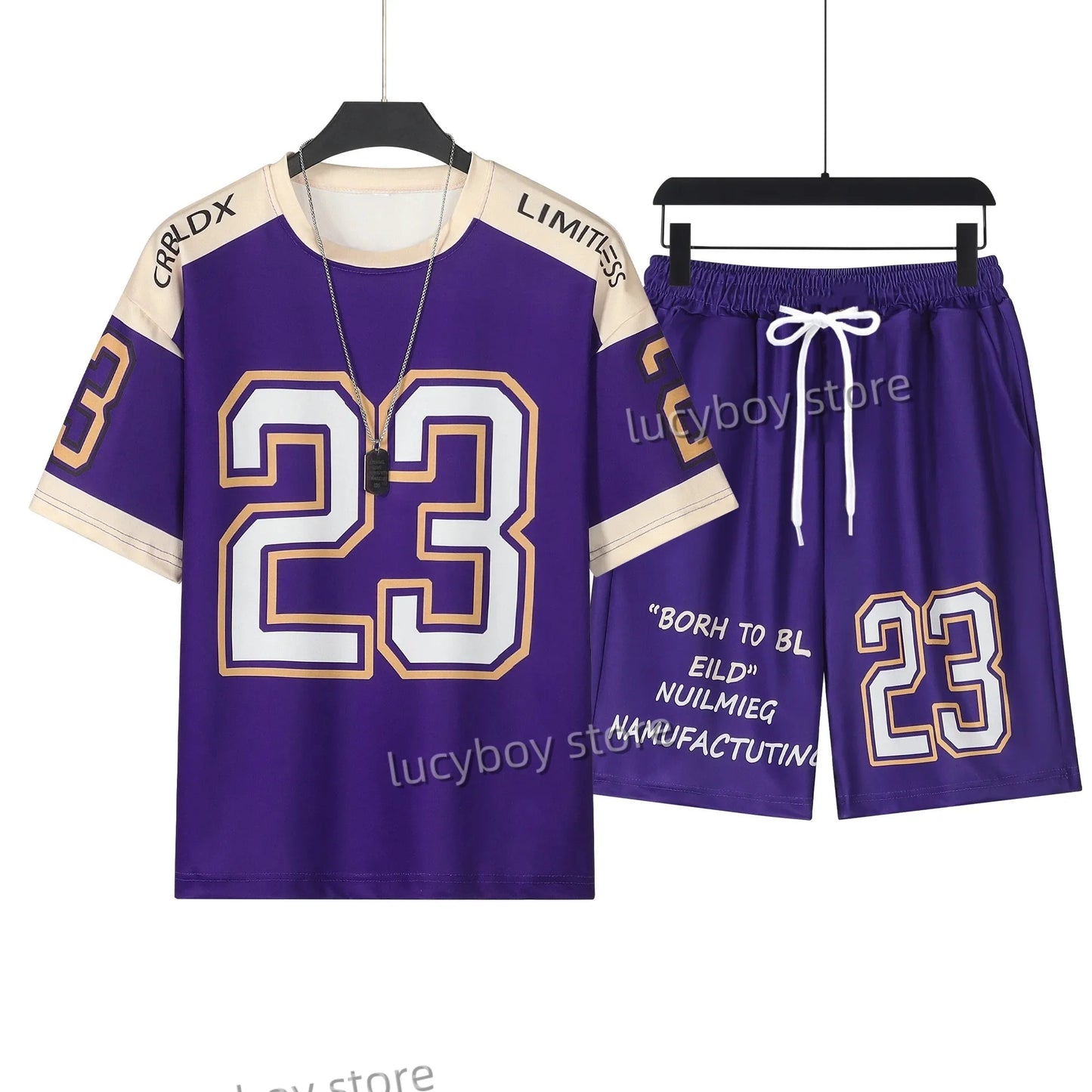 Men Number 23 Printed Set 2 Piece
