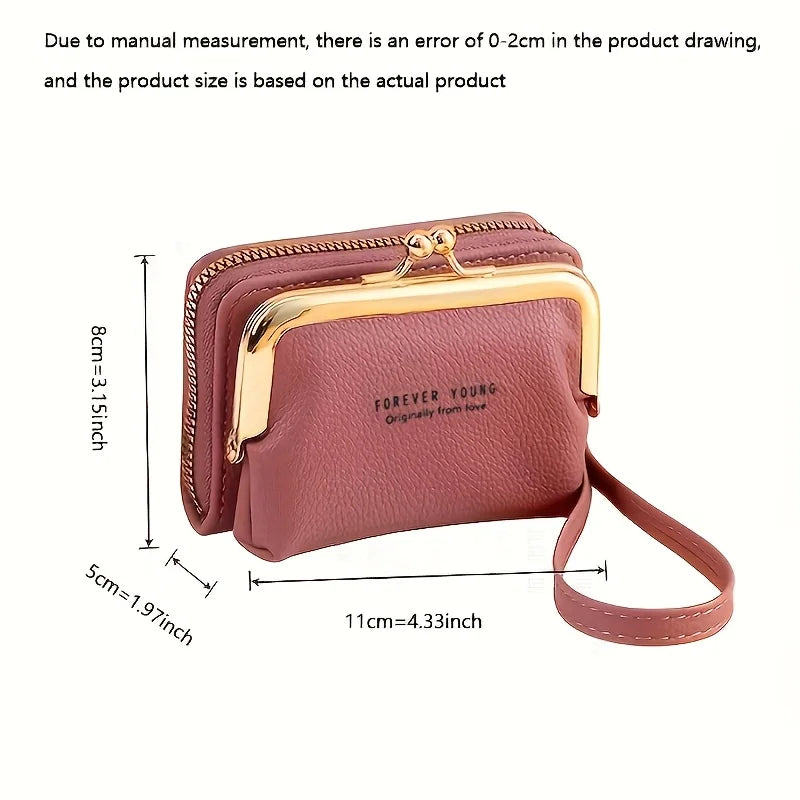 Women's Elegant Wallet with Wrist Strap