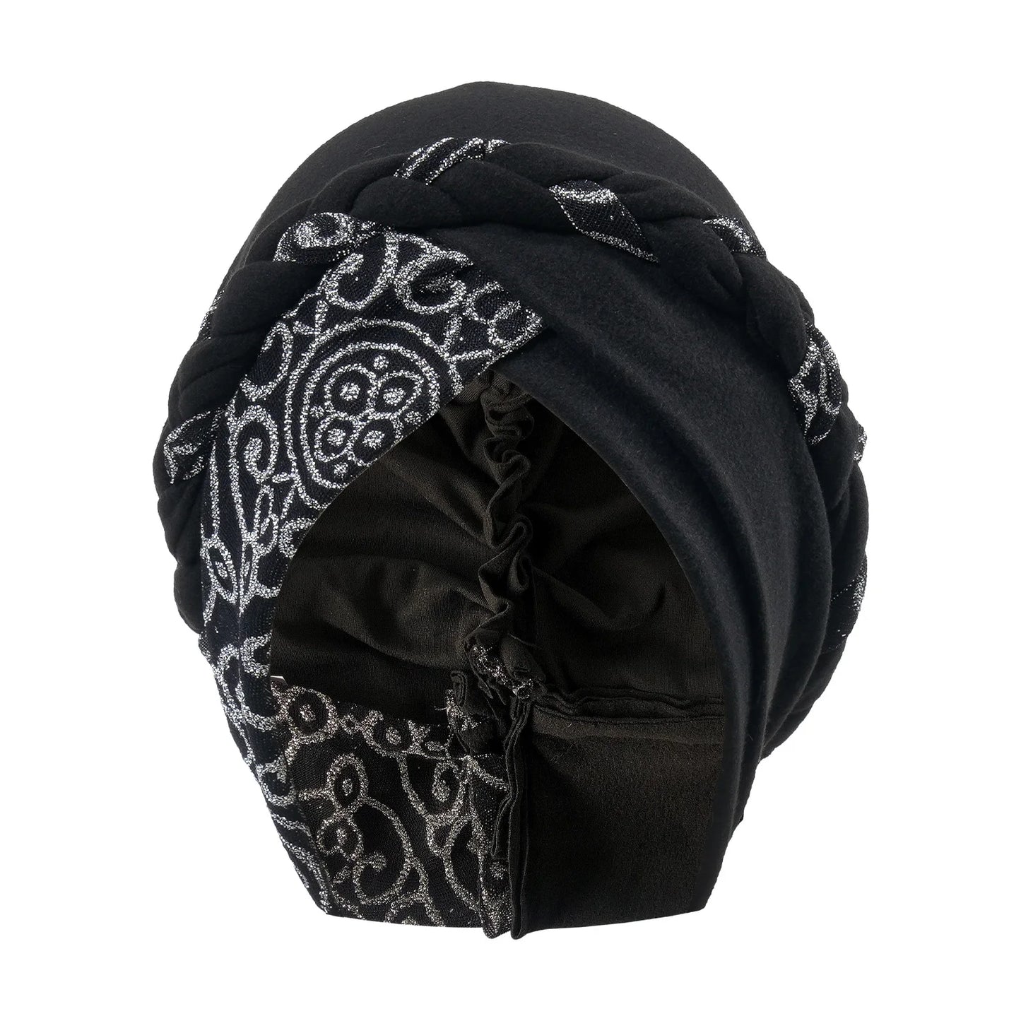 Turban Cap Ladies Islamic Print Bonnet Hat