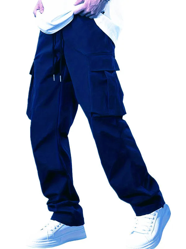 men's workwear pants, European and American loose straight casual pants