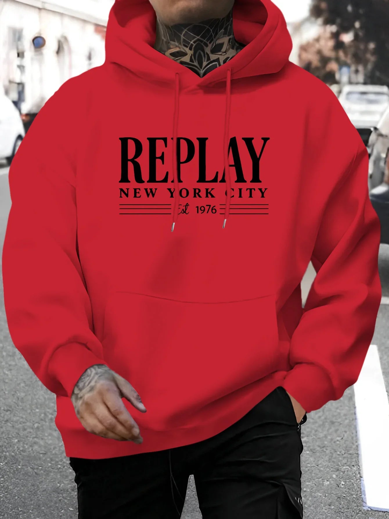 Men's letter-printed sweatshirt