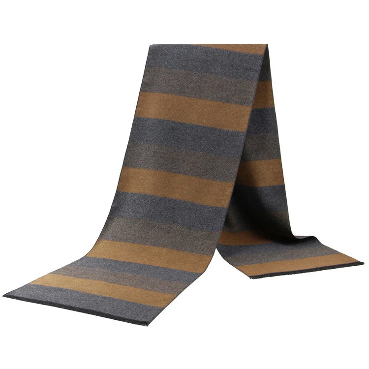 Cashmere Shawl Luxury Brand Scarf Soft Keep Warm Outdoor Grey Knit Neckerchief