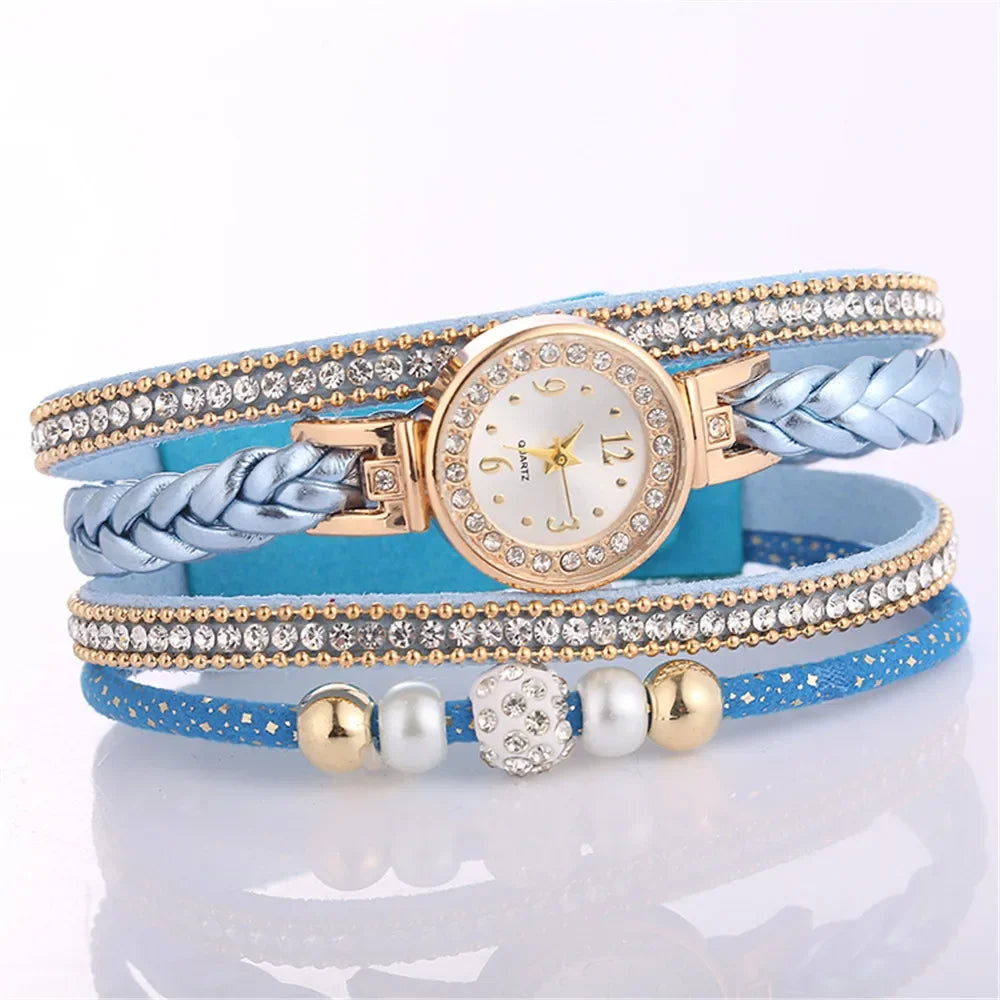 Bracelet Watches for Women Wrap Around Fashion Bracelet