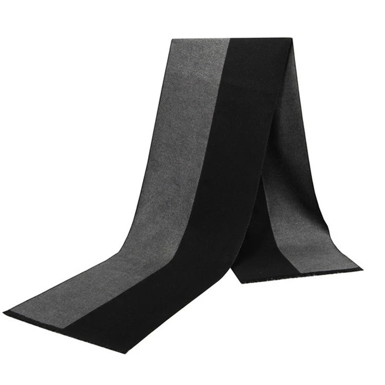 Cashmere Shawl Luxury Brand Scarf Soft Keep Warm Outdoor Grey Knit Neckerchief