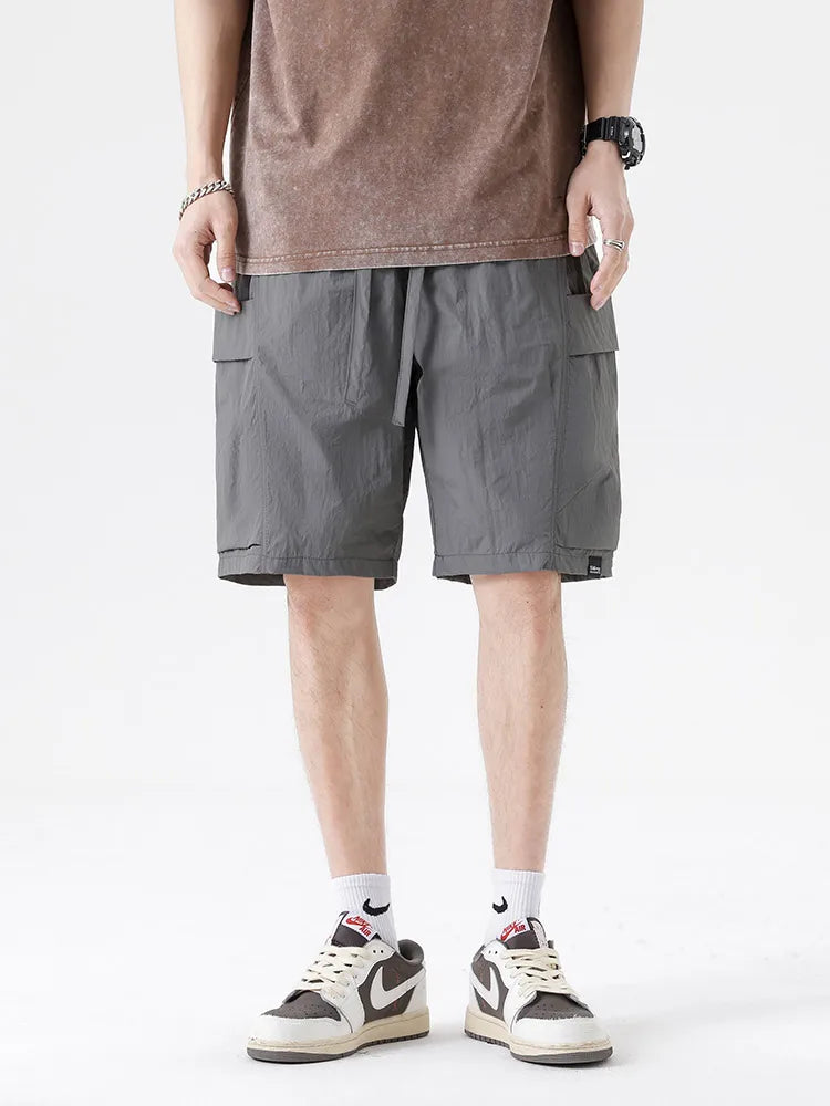 Men's shorts for summer with embroidered letters
