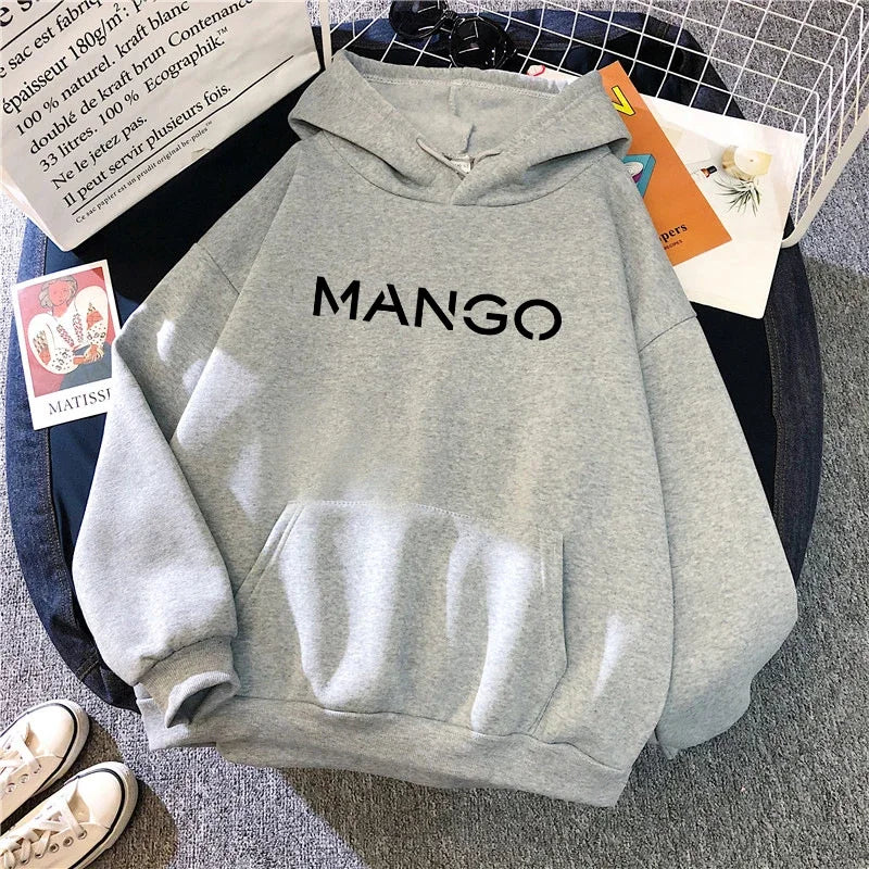 Woman Hooded Sweatshirt Urban Casual Fashion Long Sleeve Pullover