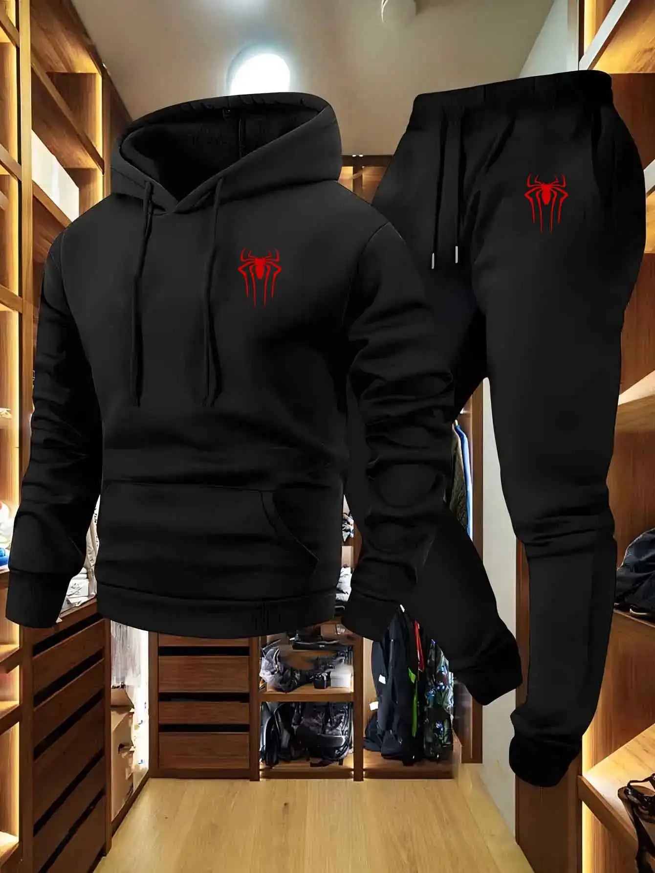 Fashionable men's sportswear set  spring  Autumn