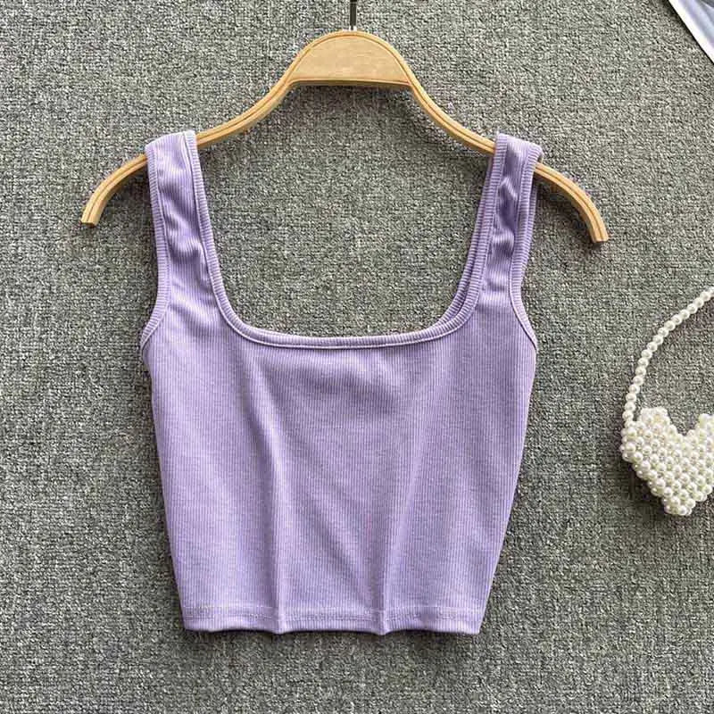Tank Top Women Sexy Backless Slim Fit Bottoming Blouse