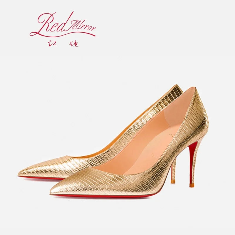 Elegant heels for ladiesLuxury Red Bottom Pointed Toe High Heels