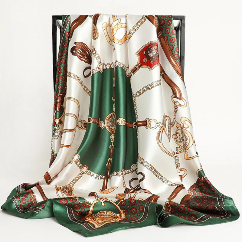 f Ladies Chiffon Shawl Wrap Muffler  Bandanna Female Headscarf
