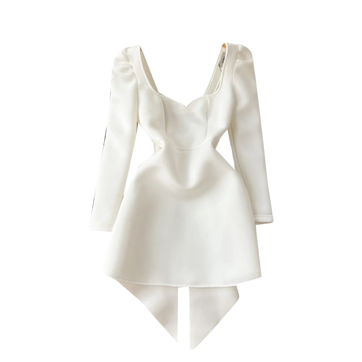 White Wedding Dress For Women Hollowed Out Backless Short Dresses
