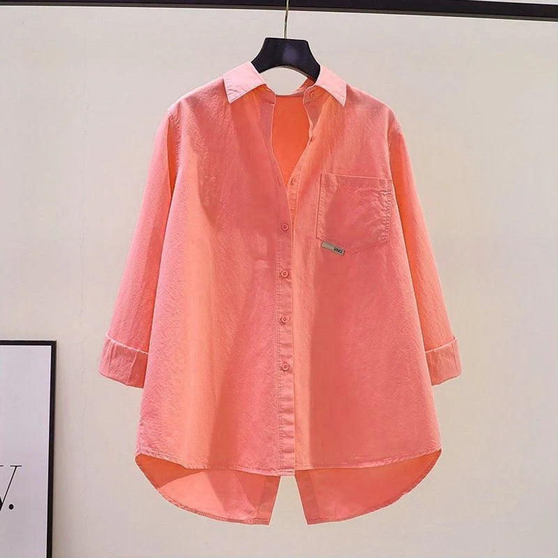 Women's Casual Sets Oversized Cotton Shirts