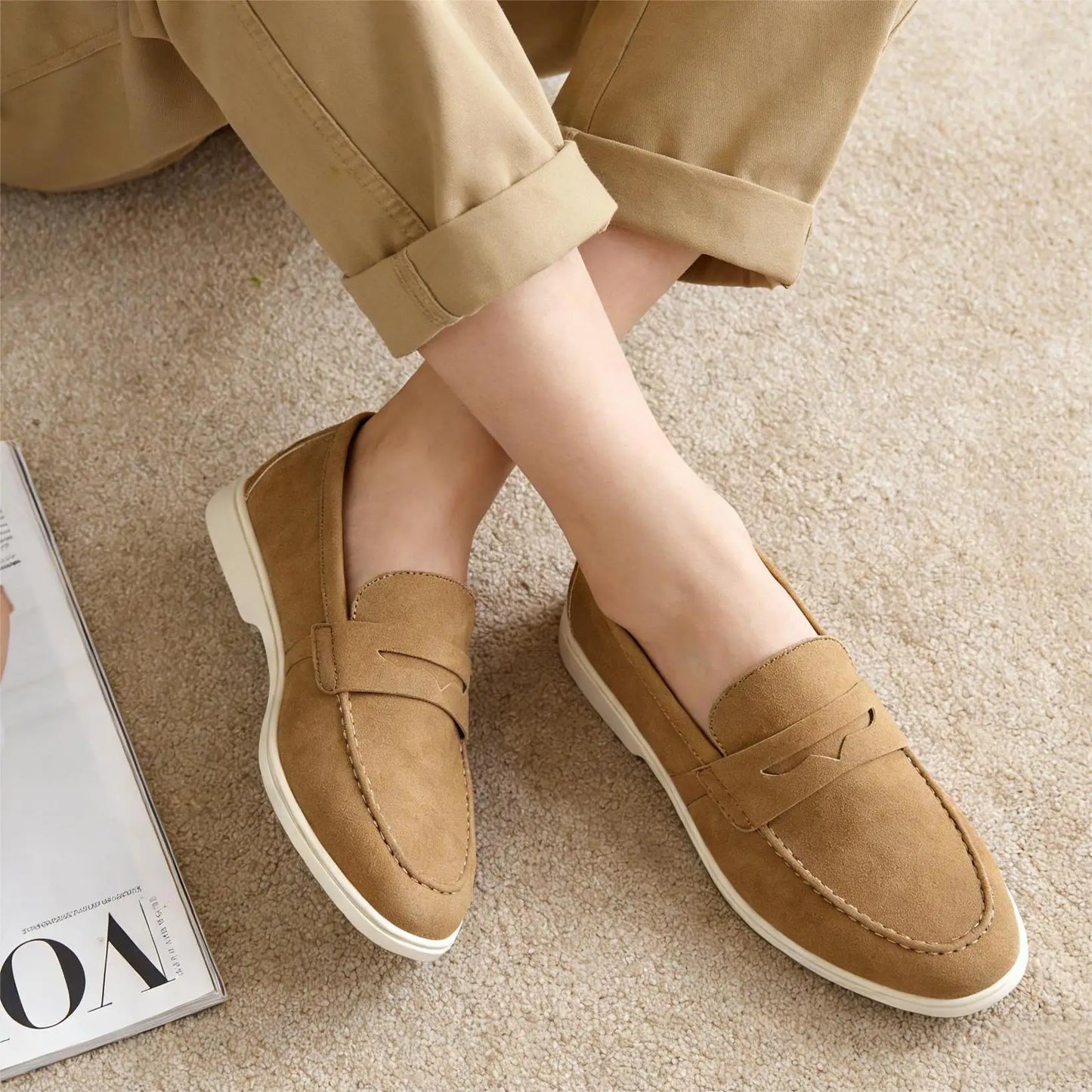 Men Loafers Breathable Fashion Summer Comfortable  Shoes