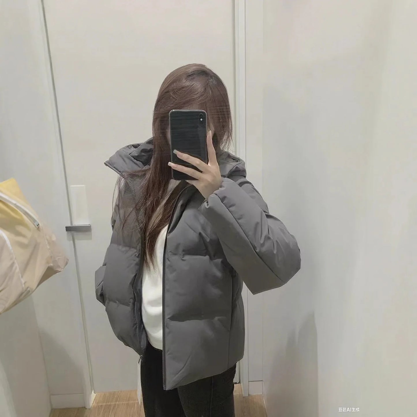 Puffer Jacket, Warm and Windproof