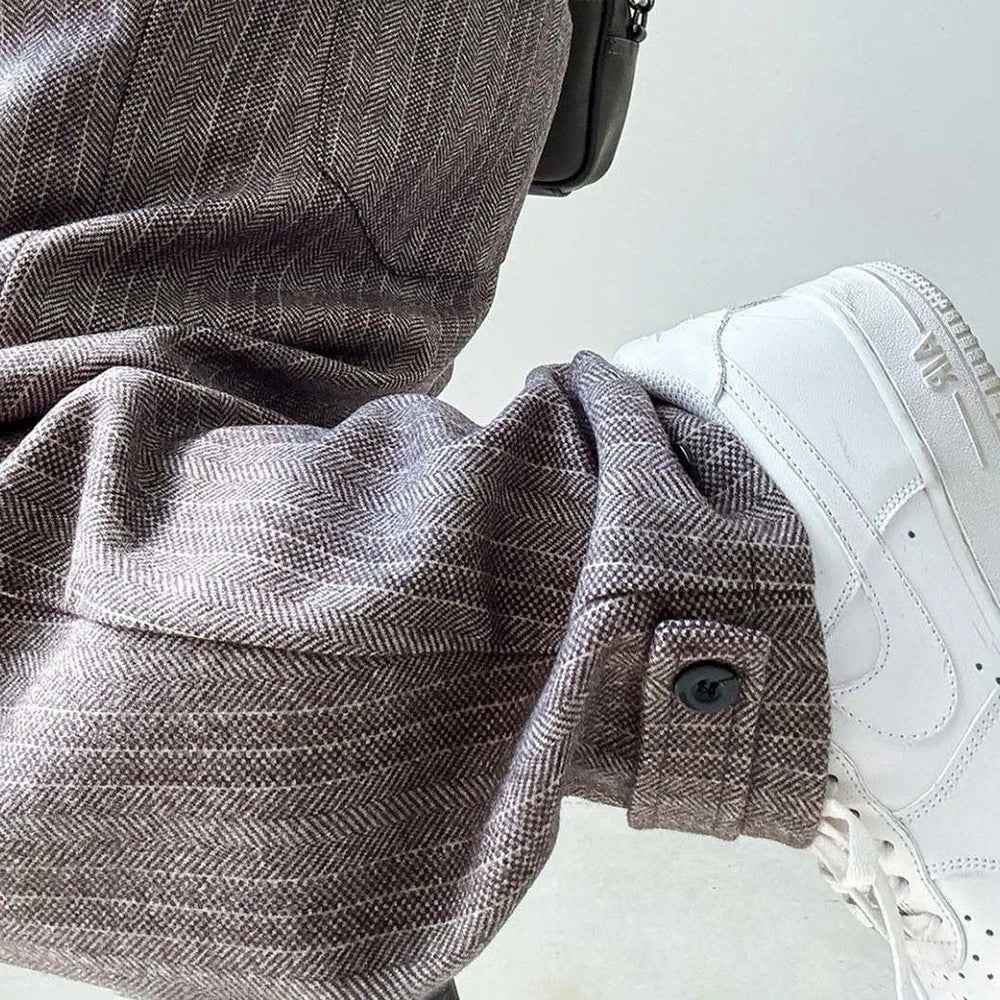 Mens  Casual Acrylic Pants