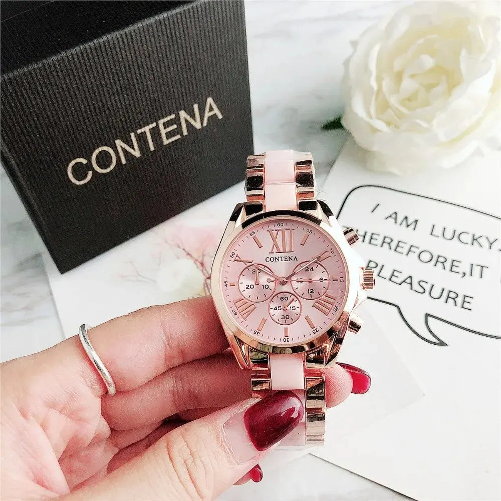 Top Brand Luxury Watches for Women Fashion Creative Steel Bracelet Women's Watches Ladies Quartz Bracelet Watch